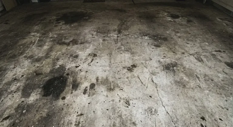 epoxy flooring before in savannah, ga