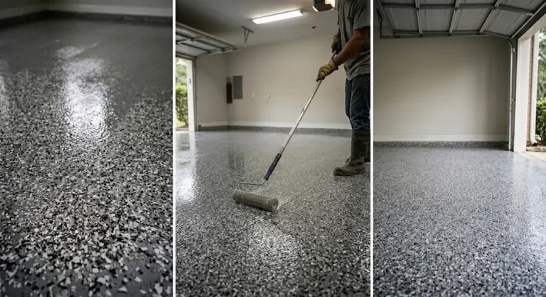 epoxy flooring gloss topcoat in savannah, ga