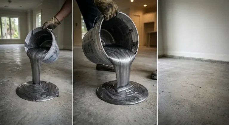 epoxy flooring metallic pour in savannah, ga