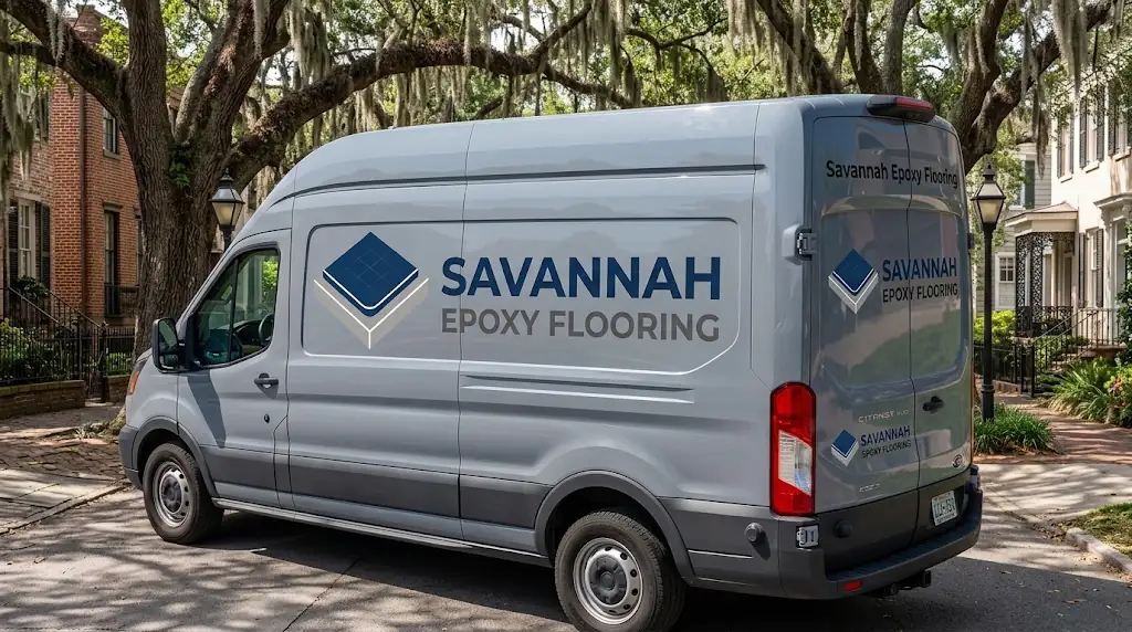 savannah epoxy flooring van