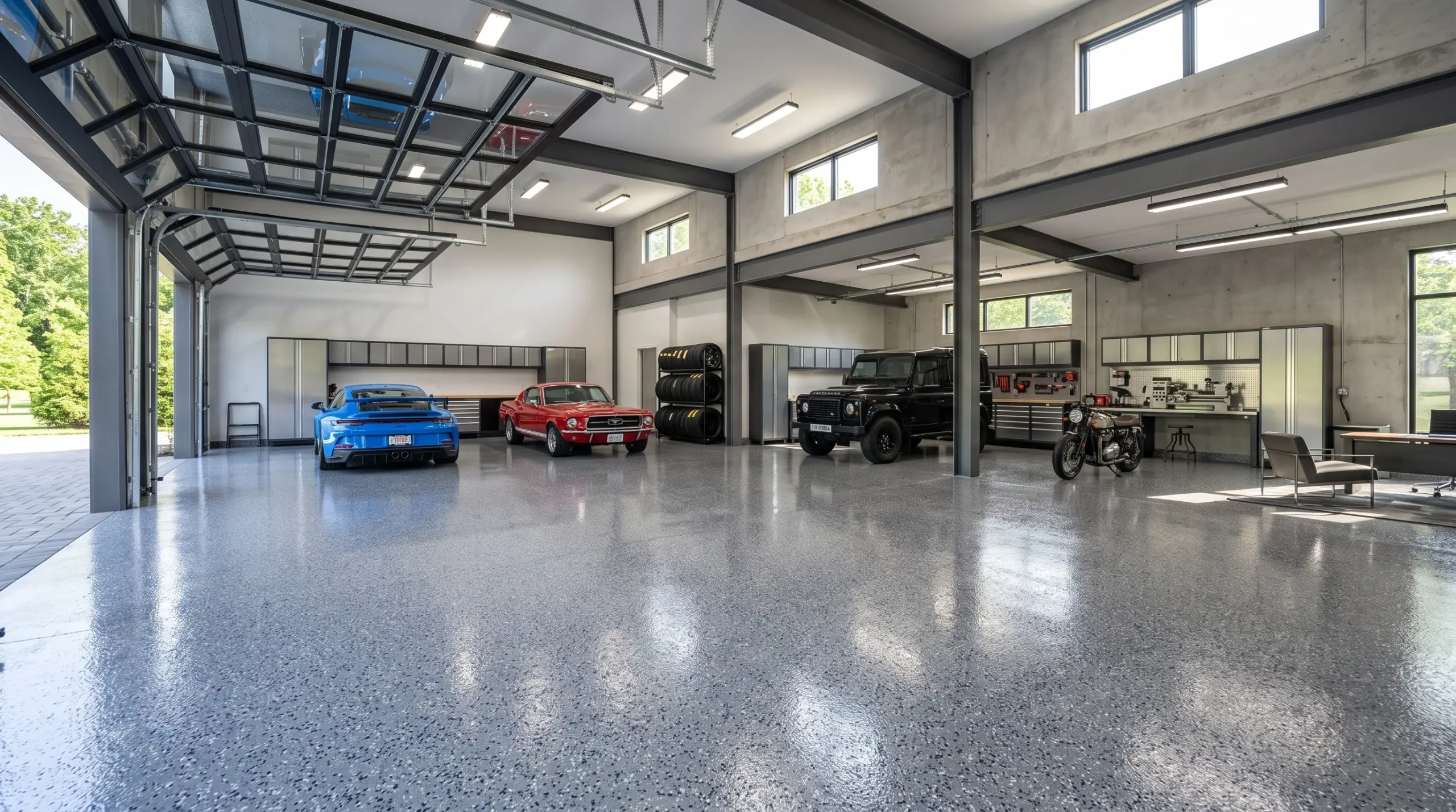 savannah epoxy flooring garage